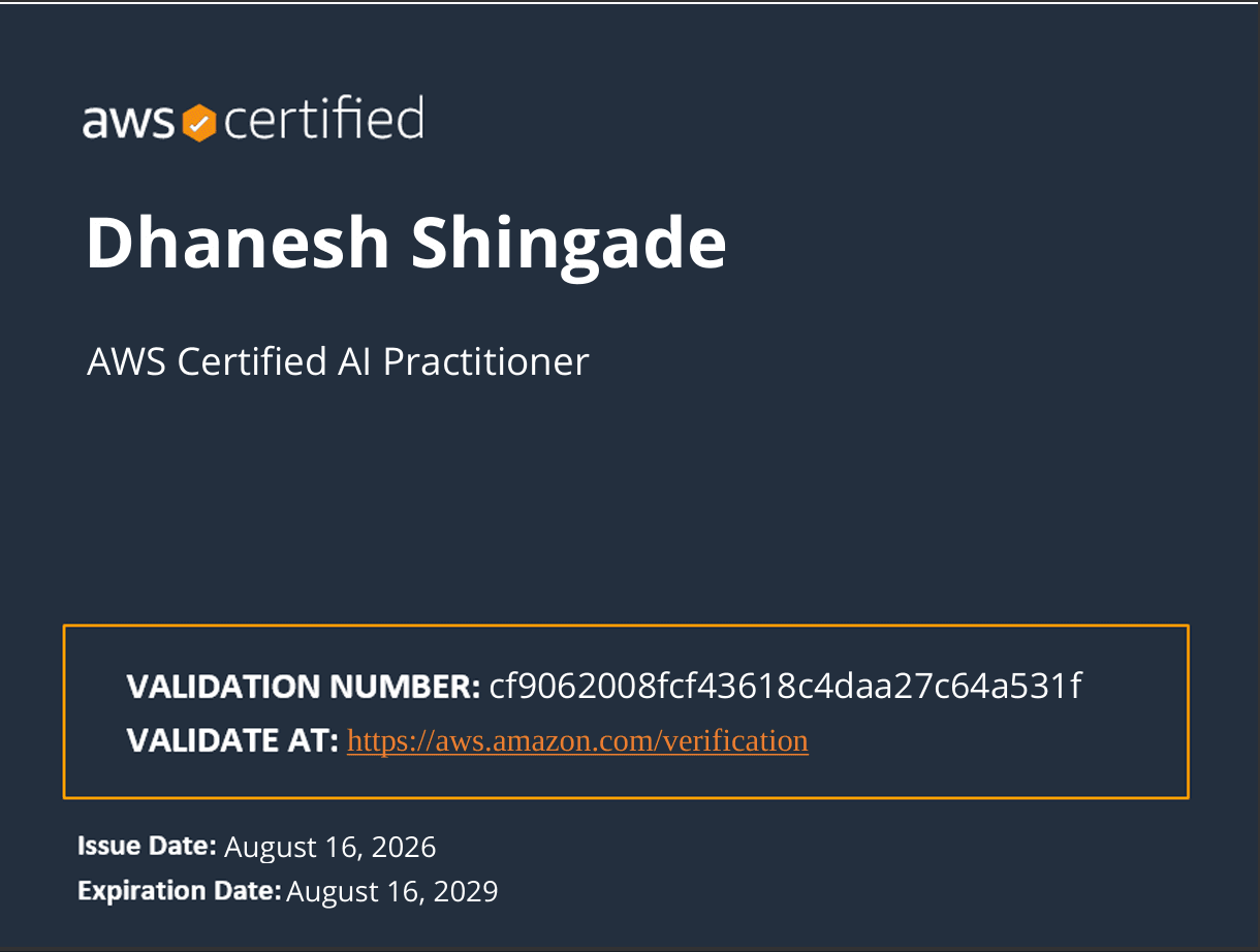 AWS Certified: AI Practitioner